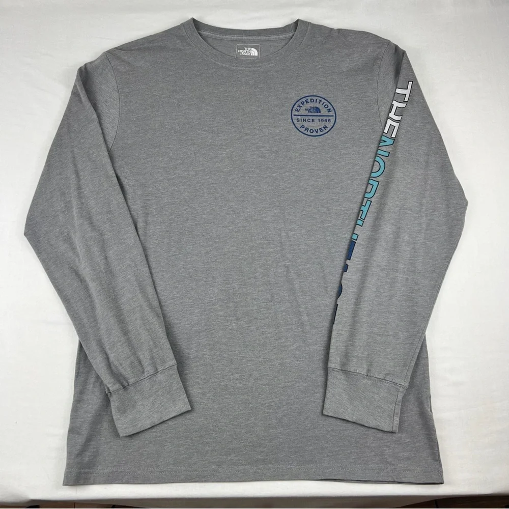 The North Face Grey Long Sleeve, Expedition‎ Proven Shirt, Size M